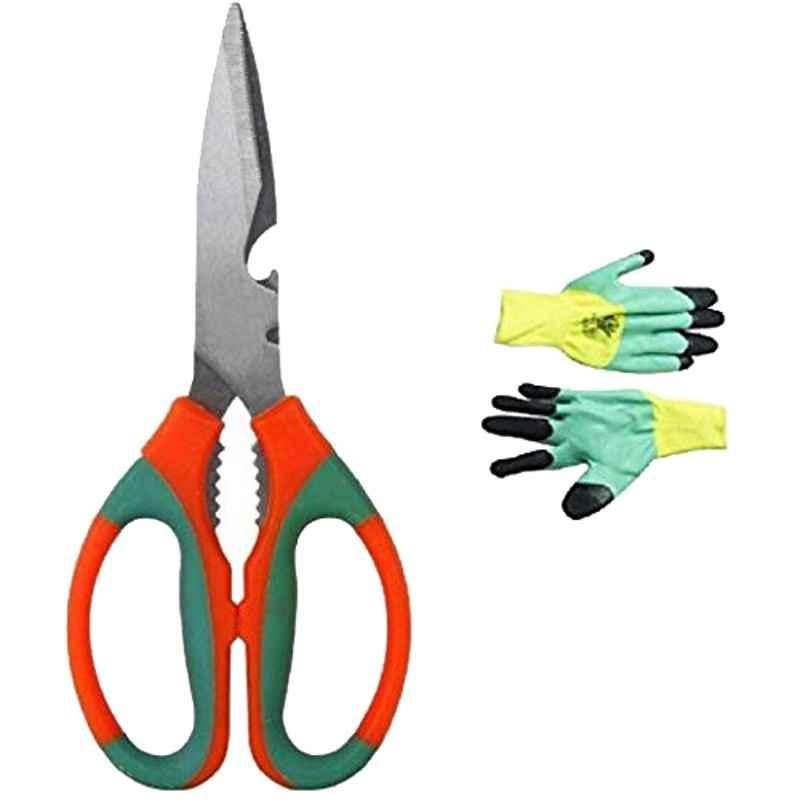 Pier Imports 2 Pcs Scissor & Glove Garden Tool Kit, PI-105