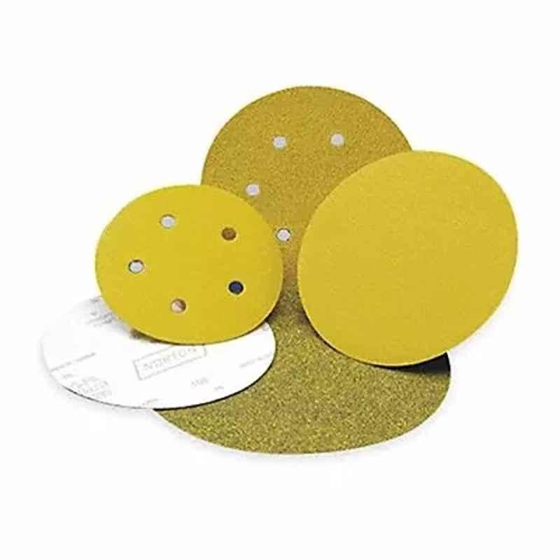 Norton 5 inch P80 Grit xxlarge Grade Ceramic Sanding Disc, 1KUx1 (Pack of 50)