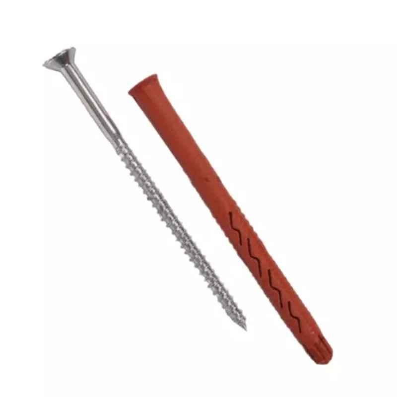Candorr M10x140mm Stainless Steel Nylon Frame Fixing Anchor