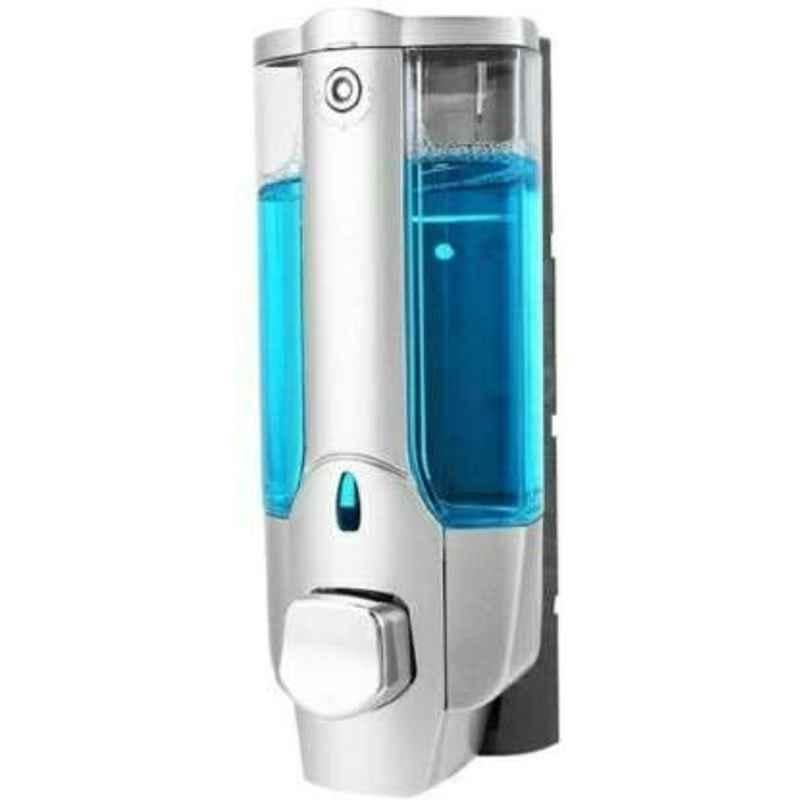 Logger 400ml Plastic Shade Chrome Finish Liquid Dispenser with Key