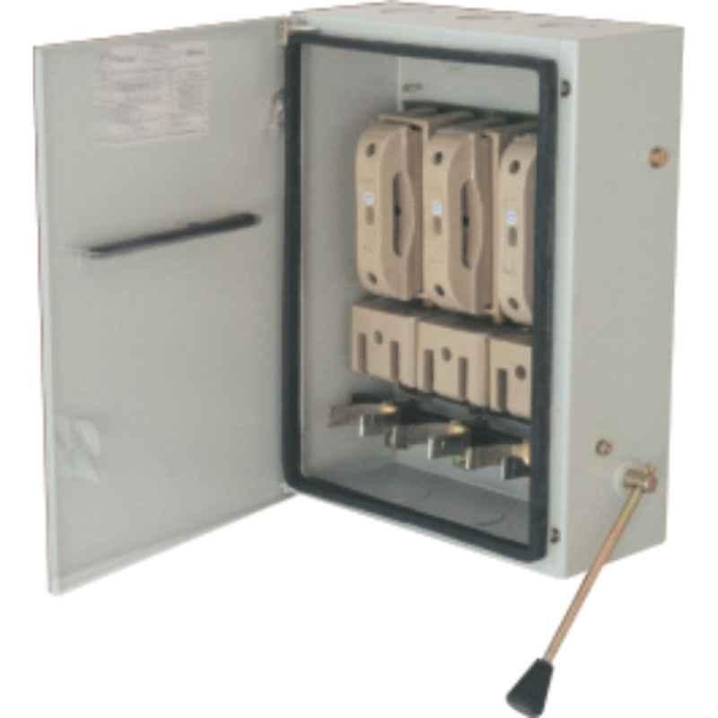 Indoasian 63A Three Pole & Neutral FSS Rewirable Switch Fuse Unit, HDTPN063