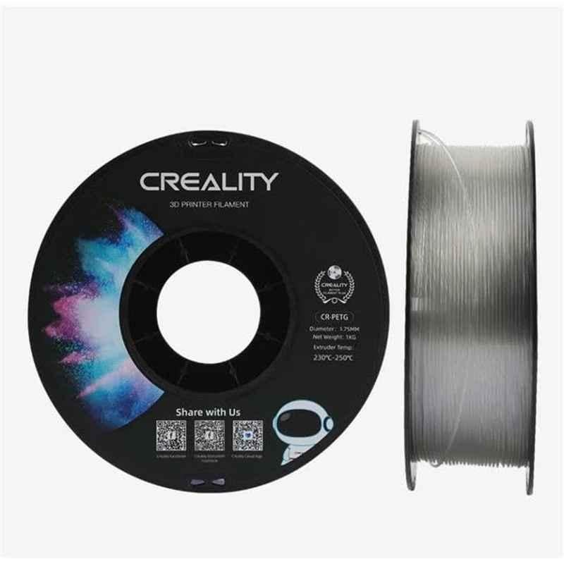 Creality 1kg 1.75mm Transparent PETG Filament for 3D Printer