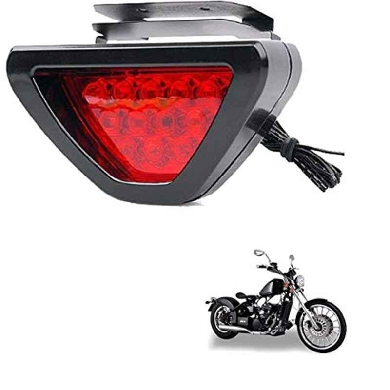 Kozdiko 12 LED Triangle Shape Bike Brake Light with Flash Mode for Regol Raptor Bobber 350, koz_94821