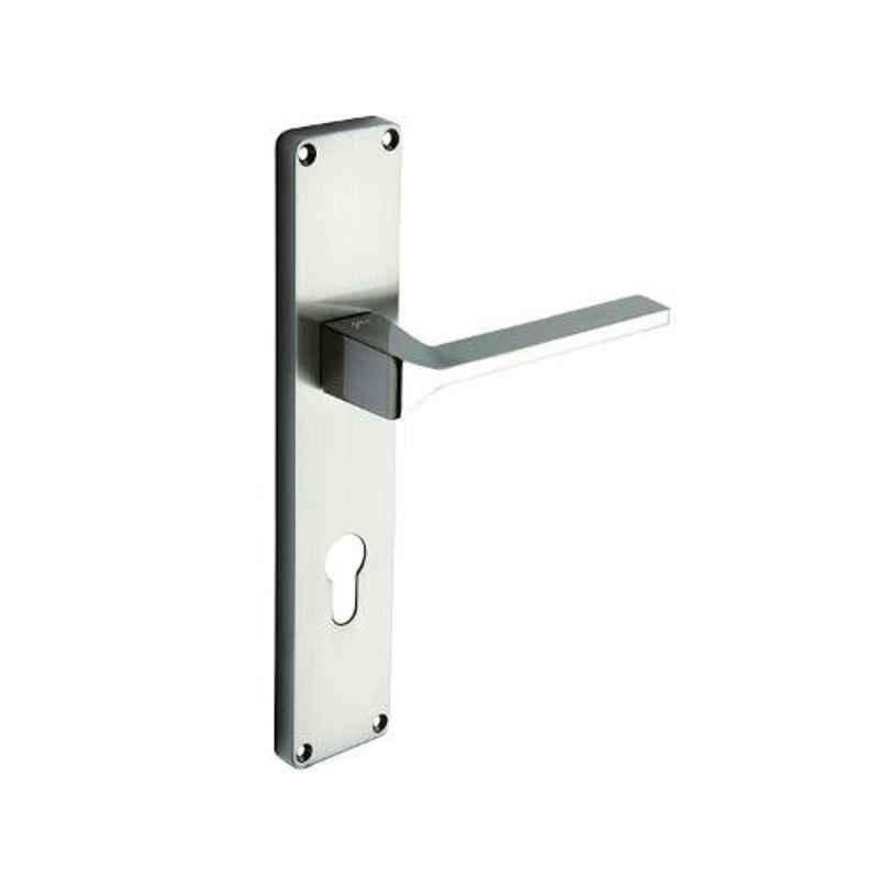Godrej NEH 16 200mm 2C Satin Steel Door Handle with Lock Set, 5991
