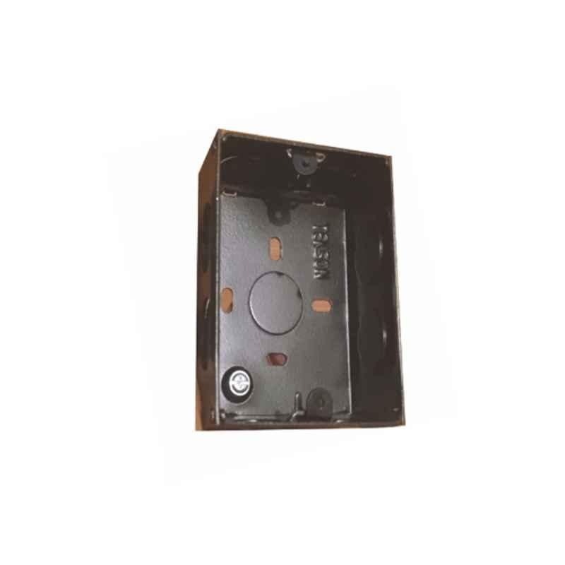 Tekson 2 Modular 16 Gauge 3x3 inch Black Metal Box
