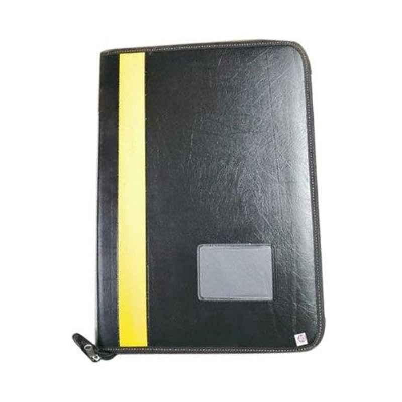 Midox Portfolio 10 Leaf Faux Leather Document Bag, MINT091