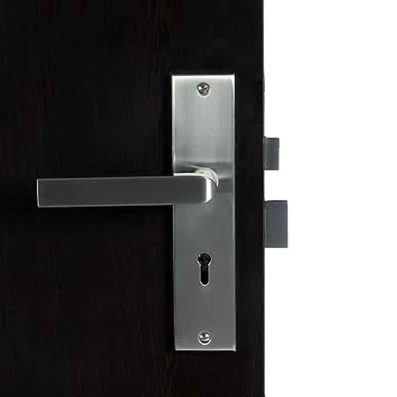 Homexpert MG201 Stainless Steel Silver 6 Lever Heavy Duty Mortise Door Lock Set