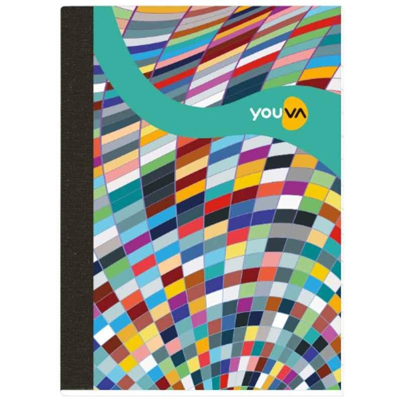 Navneet Youva 112 Pages Assorted Colour Wiro Bound Single Line Mini Note Book Pocket Diary, 23764 (Pack of 12)