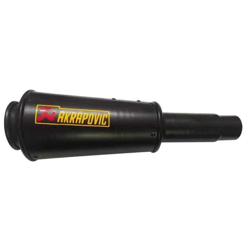RA Accessories Black Akra povic Silencer Exhaust for Hero Karizma R