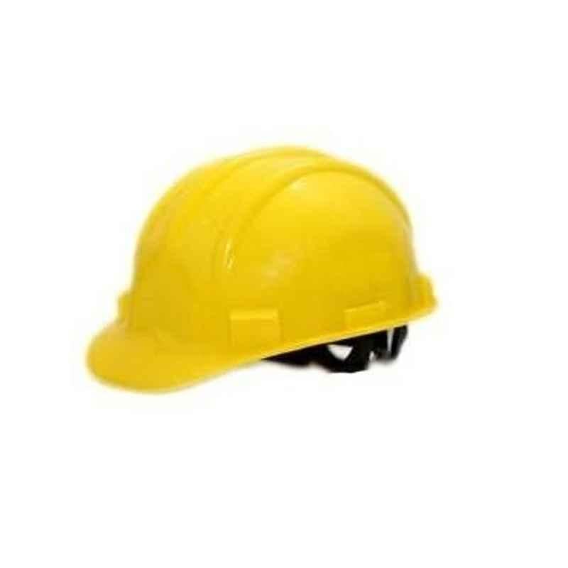 Heapro Yellow Nape Type Safety Helmet, HSD-001 (Pack of 10)