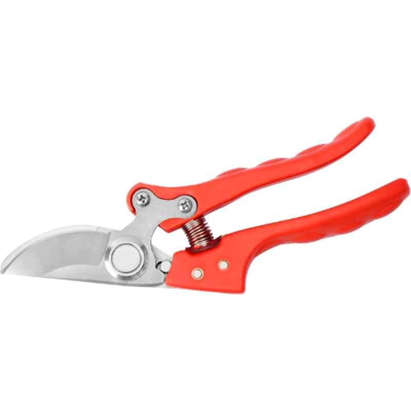 Multitec 190mm Alloy Steel Red Heavy Duty Bypass Pruning Shear, PSB-04