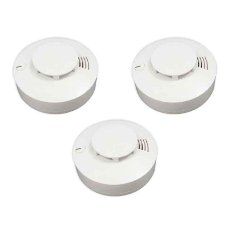 Impact by Honeywell Battery Operated High Performance Standalone Smoke Detector with Instant Audio Alert, JTYJ-GD-2330-B (Pack of 3)