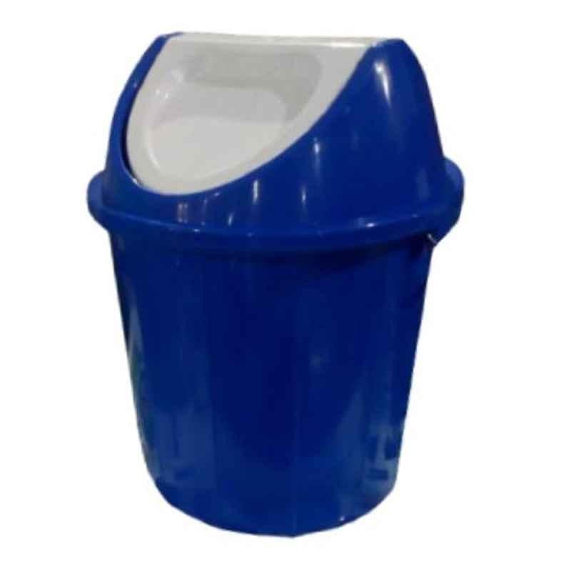 Delta Solutions 25L Blue Plastic Swing Dustbin