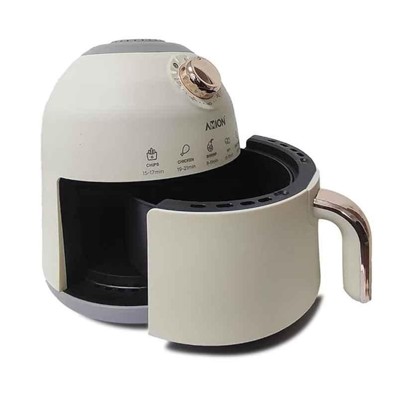 Amion 1200W 2.5 Litre Plastic White Oil Free Air Fryer With 6 Recipes Preset Function, AM2025AF