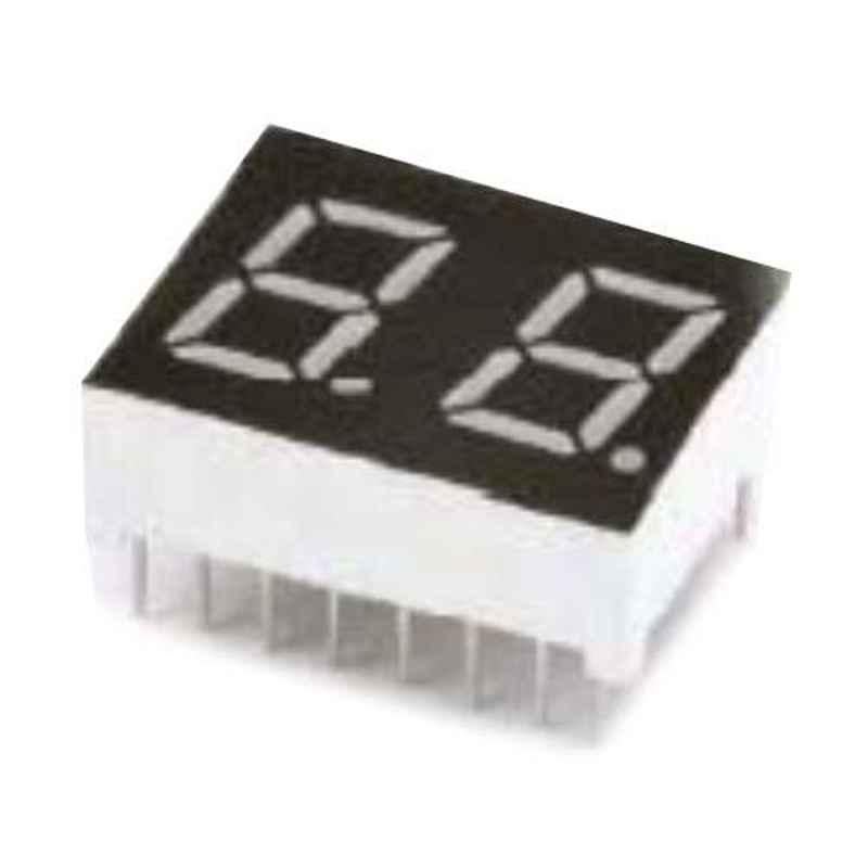 Oasistek 100 Pcs 0.43 inch Ultra Red Dual Digit Display Module Set, TOD-4231