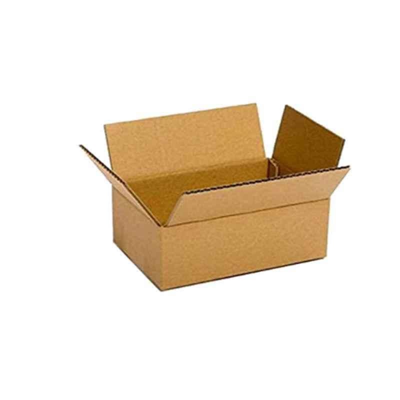 ABS 8x5x2 inch 3 Ply Paper Brown Rectangular Corrugated Box, ABS009 (Pack of 100)