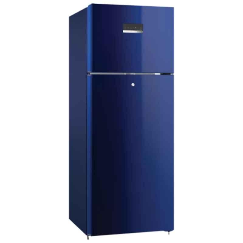 Bosch 263L 3 Star Blue Frost Free Double Door Refrigerator with Temperature Display, CTN27BT3NI