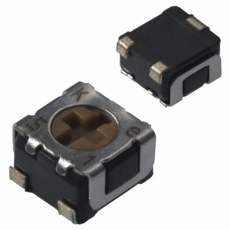 COPAL 10 kOhms 0.125W 1/8W 1 Turn Top Adjustment J Lead SMT Potentiometer, ST32ETA103