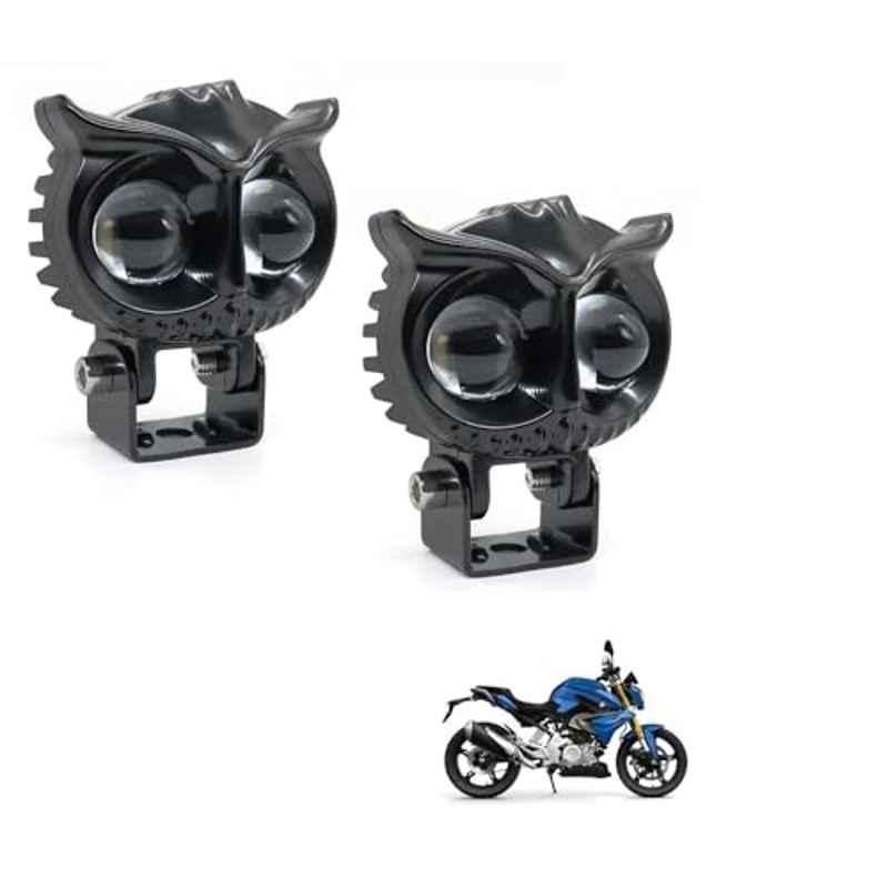 Kozdiko 2 Pcs Yellow & White Owl Eye Shape LED Amber Fog Light Set for BMW G3 10R