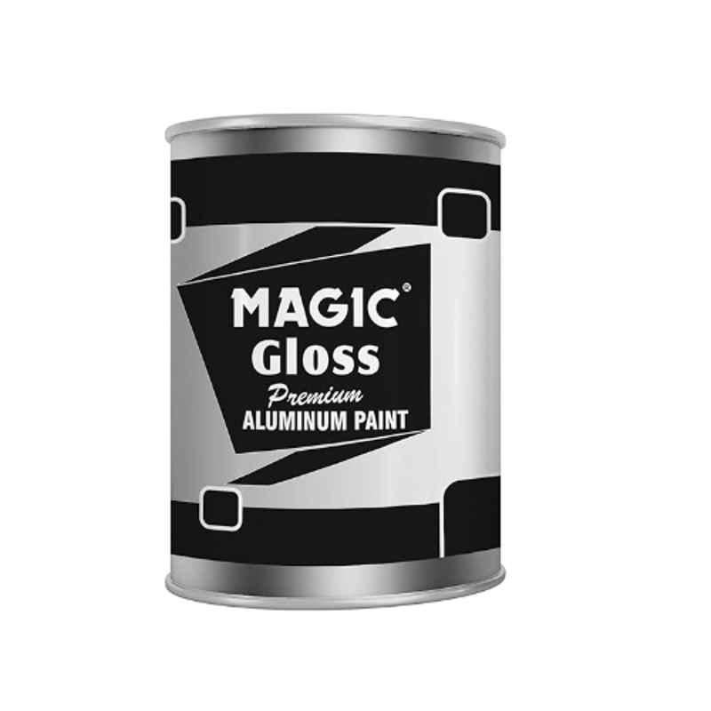 Magic Paints Silvio 50ml Gloss Finish Aluminum Paint for Metal Gates, Windows, Shutters & Machinery