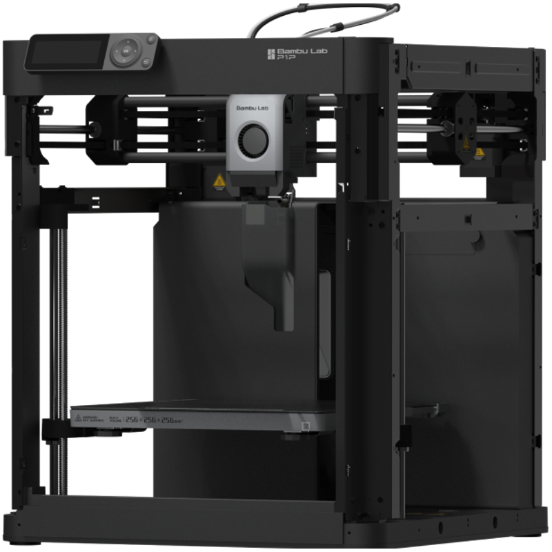 Bambu Lab Steel P1P 3D Printer, Build Volume: 256x256x256 mm