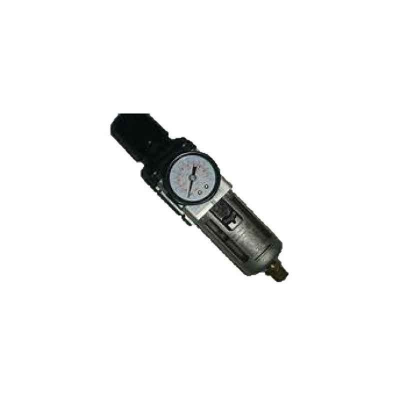Akari 3/8 Inch AW Filter Regulator with Gauge & Metal Guard, AW3000-03