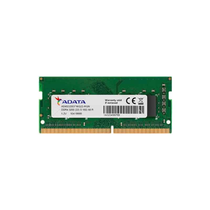 Adata 16GB 3200MHz Green DDR4 RAM, AD4S320016G22
