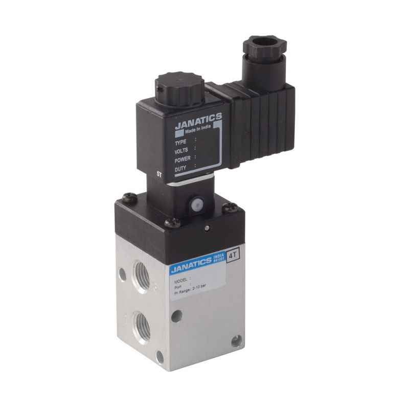 Janatics 3/2 Type G1/4 Single Solenoid Spring Return Valve DP145SR61-G
