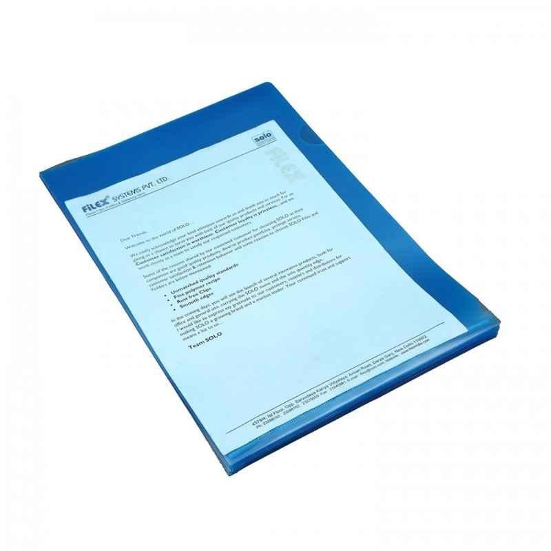 Solo FC Transparent Blue Expandable Clear Holder, CH 111 (Pack of 100)