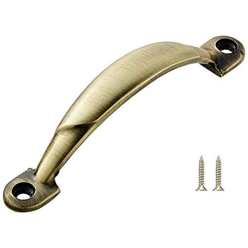 Aquieen 96mm Brass Antique Front Screw Handle for Windows & Doors, FS121-96