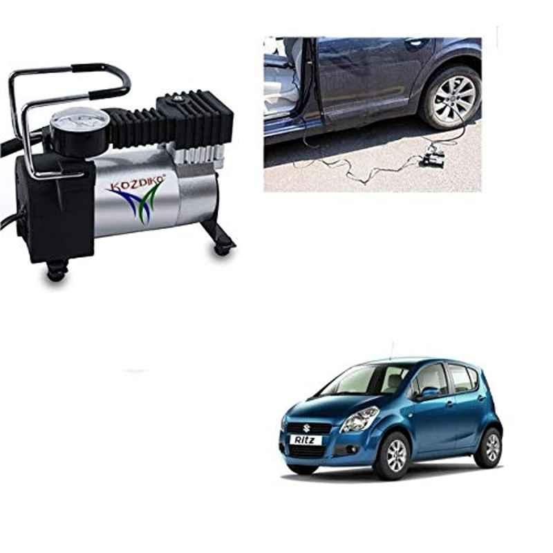 Kozdiko 12V DC Heavy Duty Metal Tyre Inflator for Maruti Suzuki Ritz, Tyre_Inflator_D96