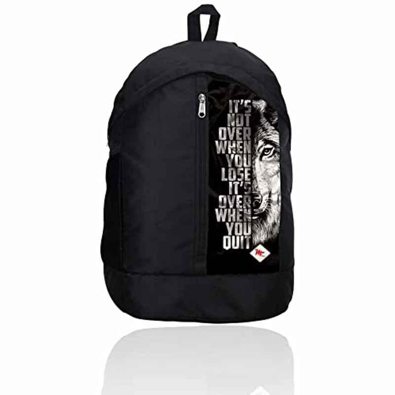 My Fav 25L Polyester Black Laptop Backpack, MFB0122