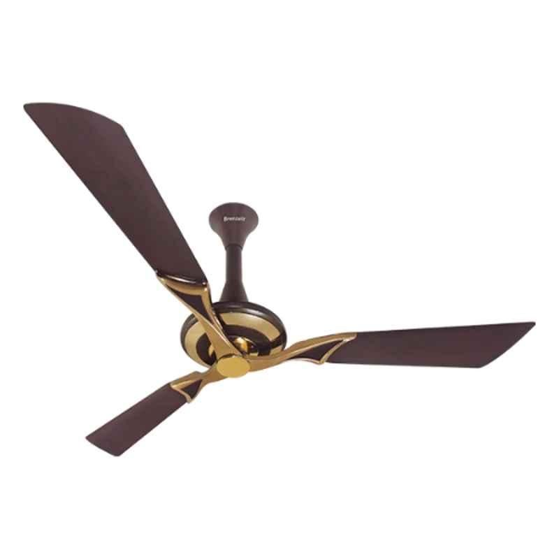 Breezalit Stella 70W Pearl Brown Designer Ceiling Fan, BZ048, Sweep: 1320 mm
