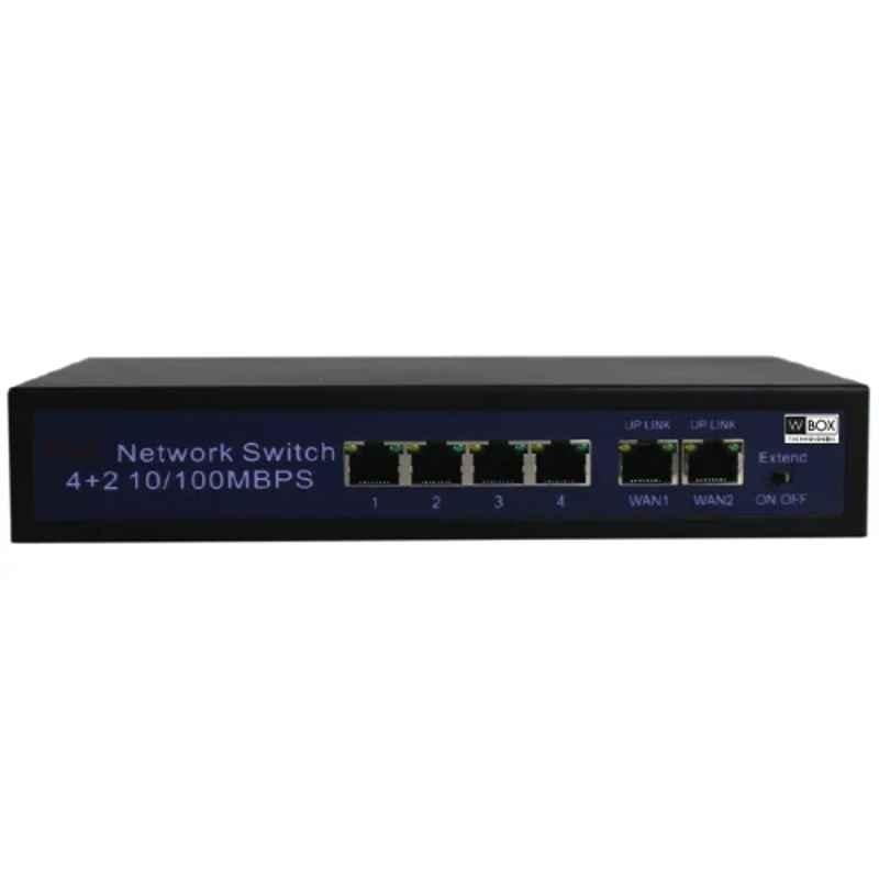 Wbox 4 Port POE2 Uplink Switch, WBC0E0604POE