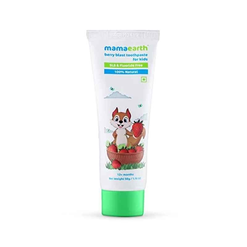 Mamaearth 50g 100% Natural Berry Blast Kids Tooth Paste, MAE2096