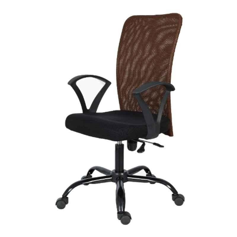 Heikin Breathable Mesh Brown xxlarge Back Ergonomic Office Chair for Work from Home & Study, HE-00104