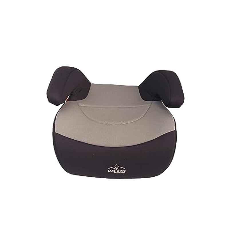 Safe-O-Kid Grey Polyester Backless Design Car Booster Seat for 6 Months to 12 Years Kids, SOK9TRA6P0010