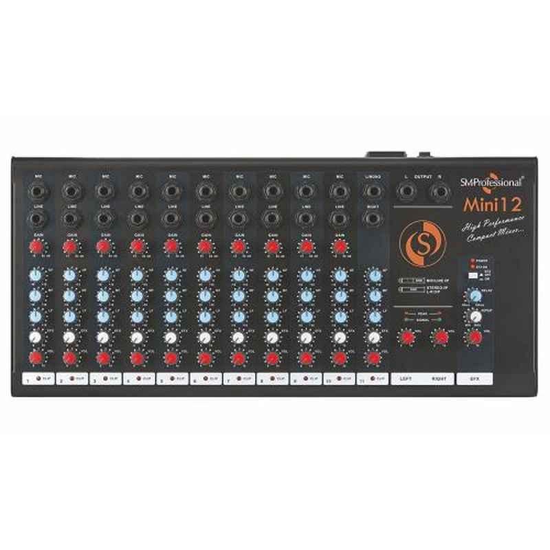 Studiomaster Professional 25Hz-19kHz Compact Sound Mixer, Mini 12