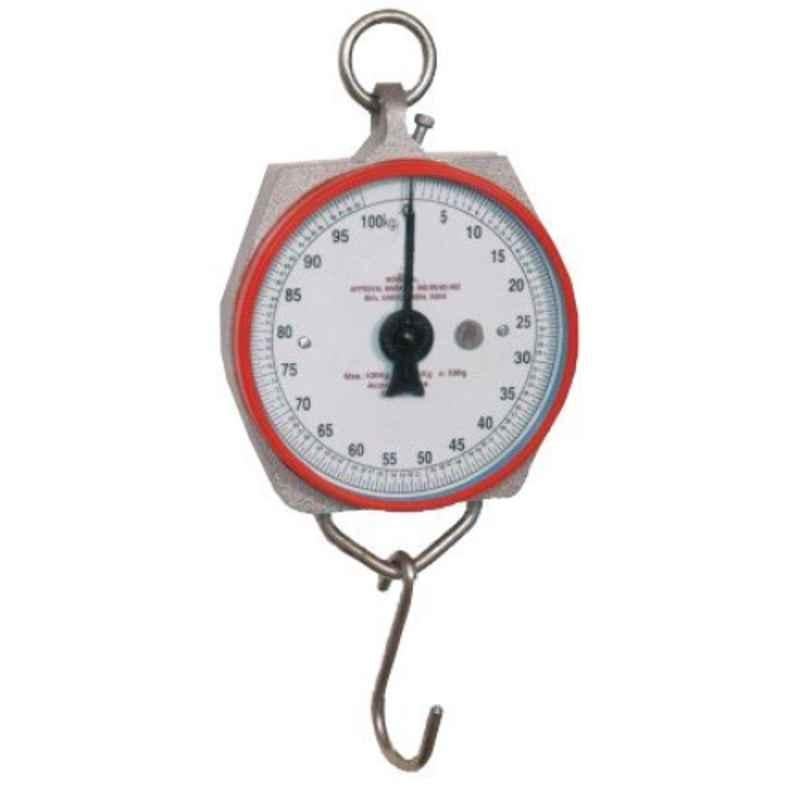 ELECOPTO 250kg Metal Round Analog Spring Balance