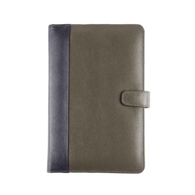 Elan 23.5x15.5x3 5 Slots Non-Leather Blue Notebook, EFNB-377-BU