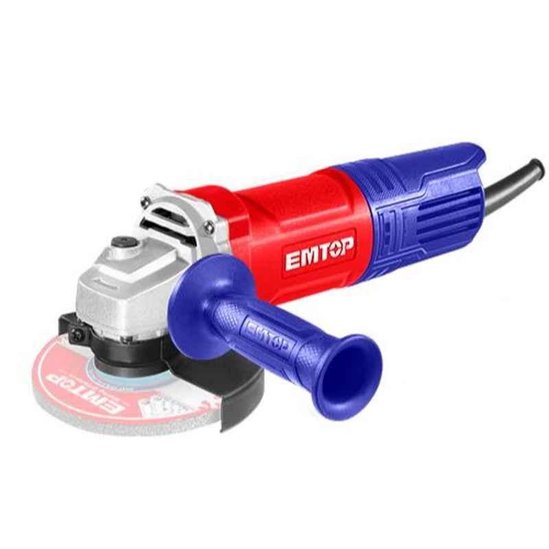 EMTOP 750W 4 inch Angle Grinder Machine with Auxiliary Handle, EAGR07542