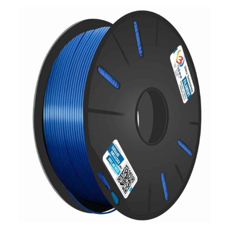 3Idea 1kg 1.75mm PLA Metallic Blue 3D Printing Filament, 3IDEA-PLA-MTLC-BLU-0.75KG