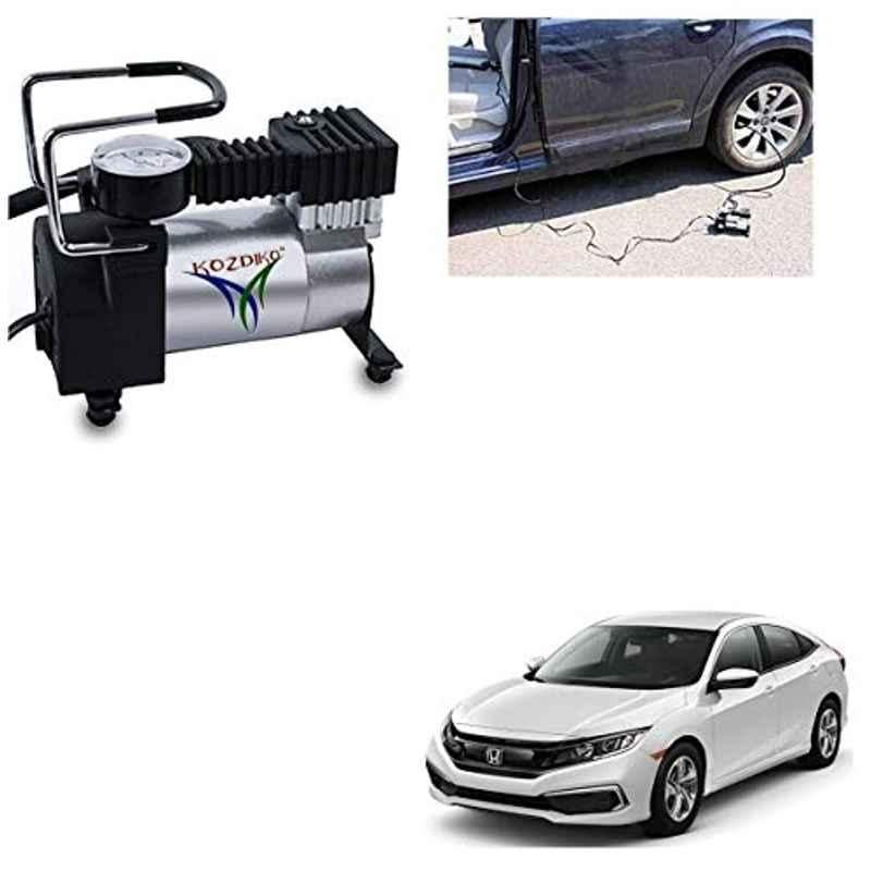 Kozdiko 12V DC Heavy Duty Metal Tyre Inflator for Honda New Civic 2019, Tyre_Inflator_D272