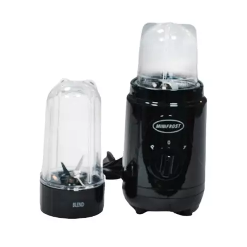 Minifrost 400W ABS Black Mixer Grinder with 2 Jars, MF-BMXG2J23