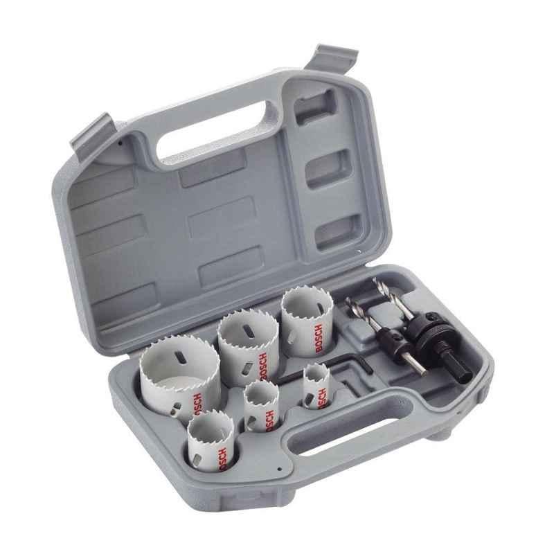 Bosch 9 Pieces HSS Bi-Metal Holesaw Set, 2608580862