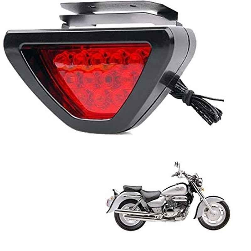 Kozdiko 12 LED Triangle Shape Bike Brake Light with Flash Mode for Hyosung Aquila-250, koz_94831