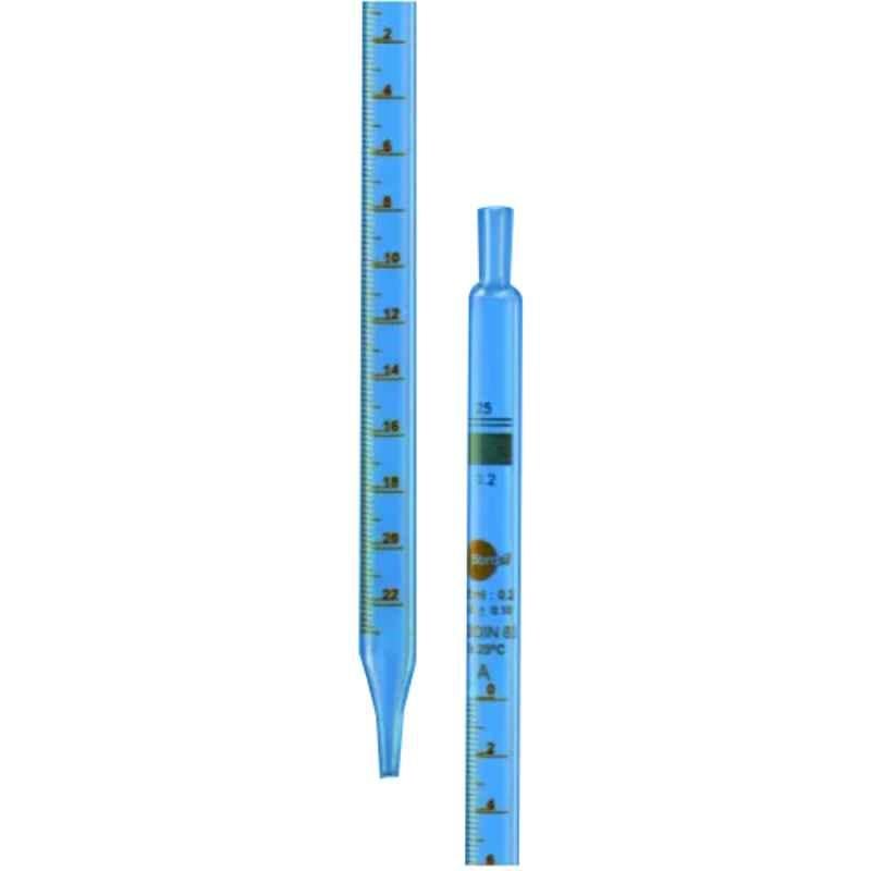 Borosil 5ml Class A Serological Pipettes with Certificate, 7079P05