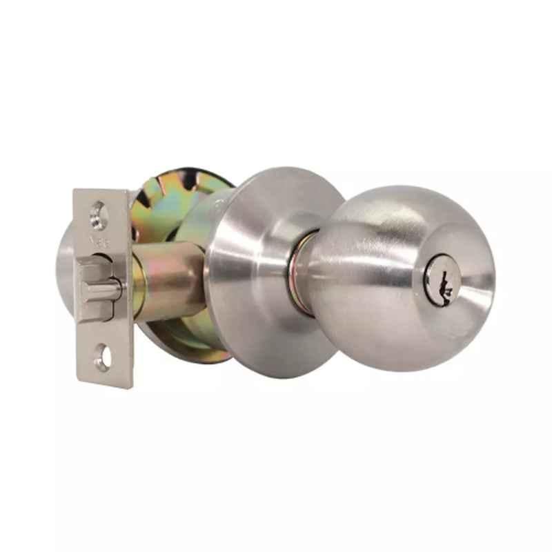 Yale 60-70mm Satin Finish Cylindrical Knob Lock Set, CA5127