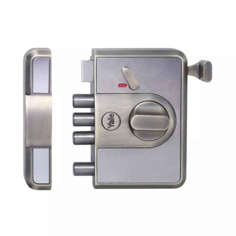Yale Antique Brass Cinco 500 Latch & DeadBolt Main Door Lock, CBR-500AB