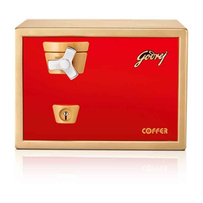 Godrej Coffer V1 21L Red Premium Home Locker